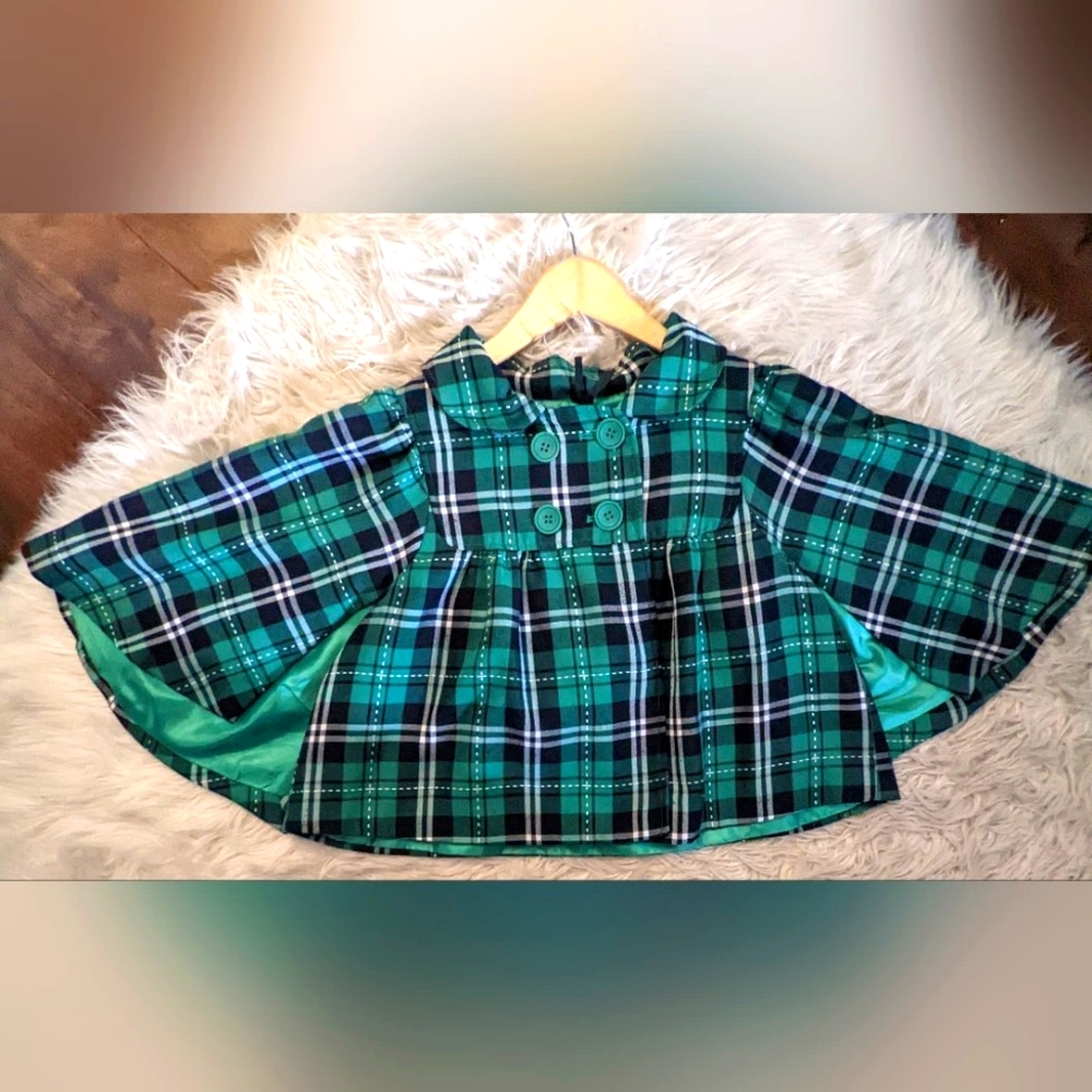 Tartan mini cape